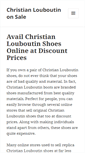 Mobile Screenshot of christian-louboutin-sale.us
